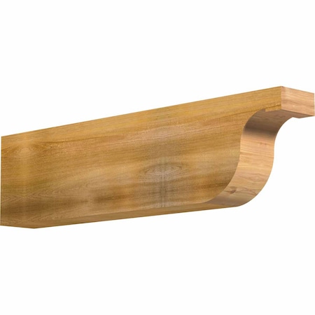 Ekena Millwork Del Monte Rough Sawn Rafter Tail, Western Red Cedar, 6"W x 12"H x 48"L RFT06X12X48DEL00RWR